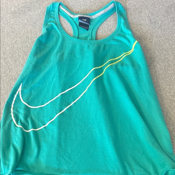 Nike Women's Aqua Tank Top with Swoosh - Picture 1 of 4